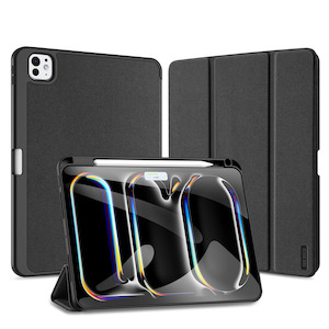 iPad Pro 11" (2024) Full Cover Folio Case - Black Domo Series by Dux Ducis - GA Tech