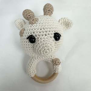 White Giraffe Rattle