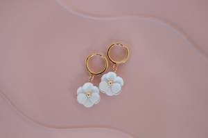 Jewellery: Blossom Huggies Earrings