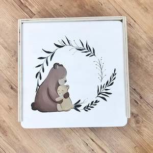 General: PREORDER Custom Painted Box - Bear Hug