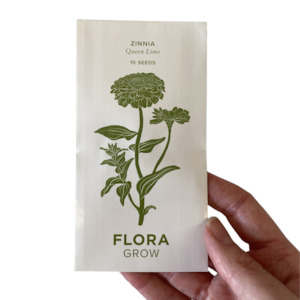 Garden Outdoors: ZINNIA QUEEN LIME SEED PACK