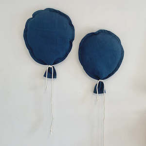 Nursery Decor: Fabric Balloons - Navy