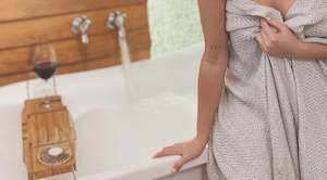 Beach Swim: BEACH TOWEL - Light Grey