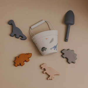 Beach Swim: BEACH BUCKET & TOYS SET - DINO