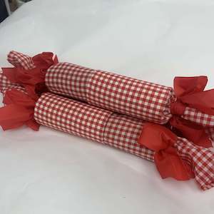 Christmas Collection: Reusable Christmas Cracker -Red Gingham