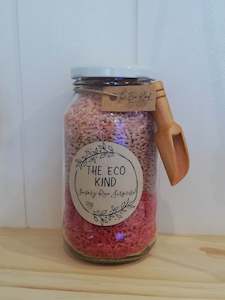 Sensory rice surprise jar- All the pinks