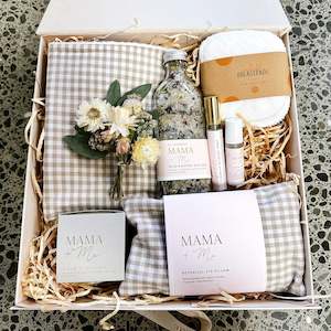 Neutral Gingham Mama Gift Box