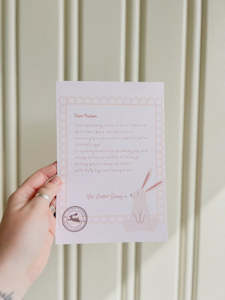 Easter Bunny Letter Neutral