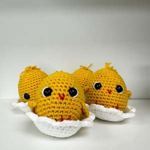 Handmade Chicks in Eggs