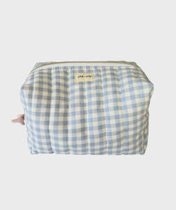 Wren Gingham Quilted Carry-All