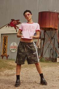 Back In Stock: The Raving Hearts Shorts - Camo