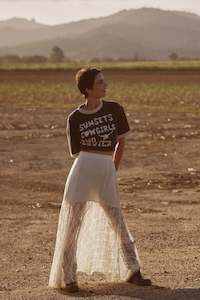 CLOTHING: The Sunsets & Cowgirls Tee - Black