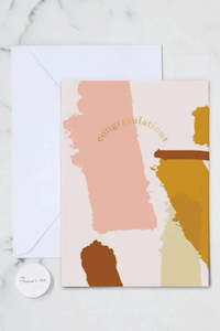 Paper Goods: Congratulations Greeting Card