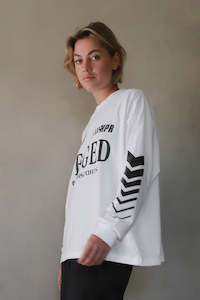 Beiged: White Motorsports LS tee