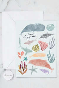 Card - Tiny Friend Ocean