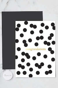 Papier Hq: Card - Polka Dot Congrats
