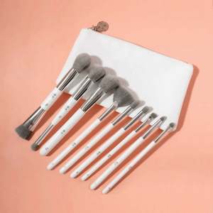 Blac Cosmetics: Luxe Pro Brush Set- Vegan Bamboo Hair With Bag