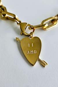 Cupids Arrow Ti Amo  - Chunky Chain