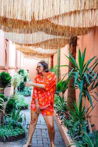 A Company Of Friends: Ulu Shorts Orange Tequila