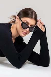 Bored George: Rhia Sunglasses - Black