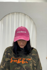 Accessories 1: Dad Cap - "Unbothered" - Raspberry
