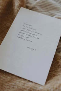 Art 1: Little One Print