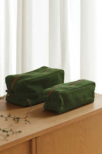 Citta: Marlo Wash Bag - Spirulina