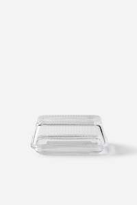 Citta: Glass Butter Dish