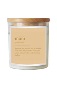 Goldie Dictionary Soul Candle - Mum