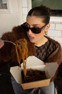 Bored George: Kylie Sunglasses - Merlot