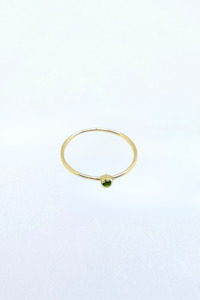 18k Le Petite Emerald Ring