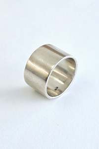 Chunky Band Ring  - Silver