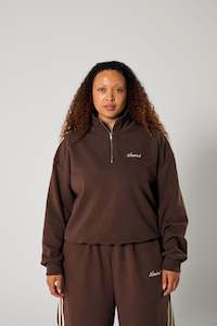 Zip Jumper - Brown