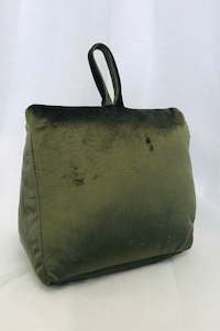Velvet Green Doorstop