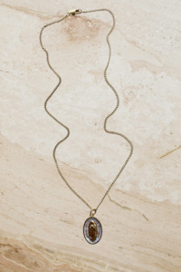 Nikki Ross Jewellery: Mary Magdelaine Pendant on a Curb Chain