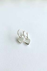 Nikki Ross Jewellery: Heart Sleepers - Silver