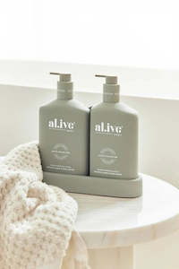 Cleaning Organisation: Wash & Lotion Duo - Green Pepper & Lotus