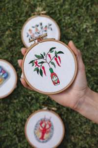 Best Selling: Embroidery Kit - Mini Tabasco Chillis