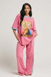 The Very Oversized Carnivale Tee - Pink
