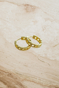 Petite Chain Hoops