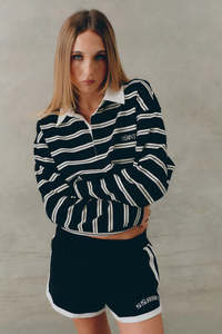 Bottoms: Reflective V Shorts - Black