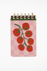 Books Games: Tomato Twin Wire Notepad