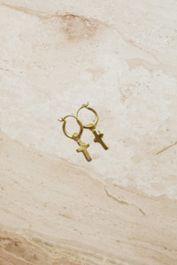 Mini Cross Sleepers Gold