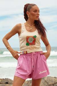 The Chido Shorts - Seas the Day - Pink