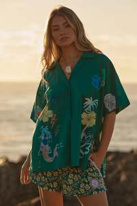 The Patron Shirt - Seas the Day - Green