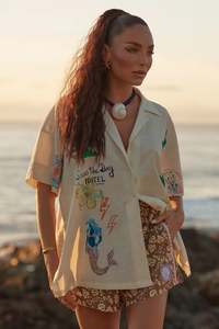 Tops 1: The Patron Shirt - Seas the Day - Cream