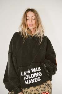 Tops 1: Sorry Mom Hoodie - Black