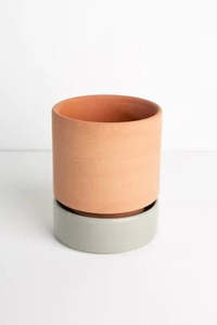 Grace Planter - Terracotta and Sage - Medium