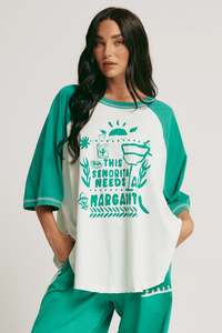 The Raglan Margie Tee - Green