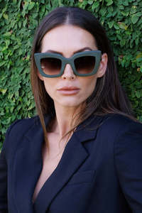 Brigada Sunglasses - Matte Army Green
